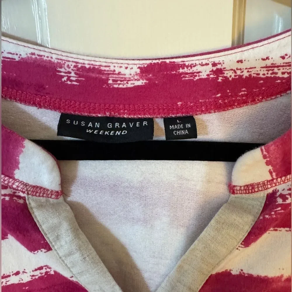Women’s Susan Graver Weekend Long Sleeve Top L